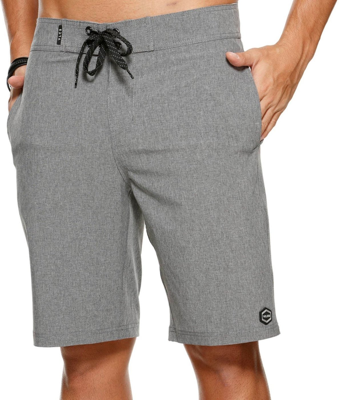 Imagem principal Bermuda Agua Minimalista Masculina VLCS VLCS VIOLAÇÕES cinza VLCS VIOLAÇÕES cinza
