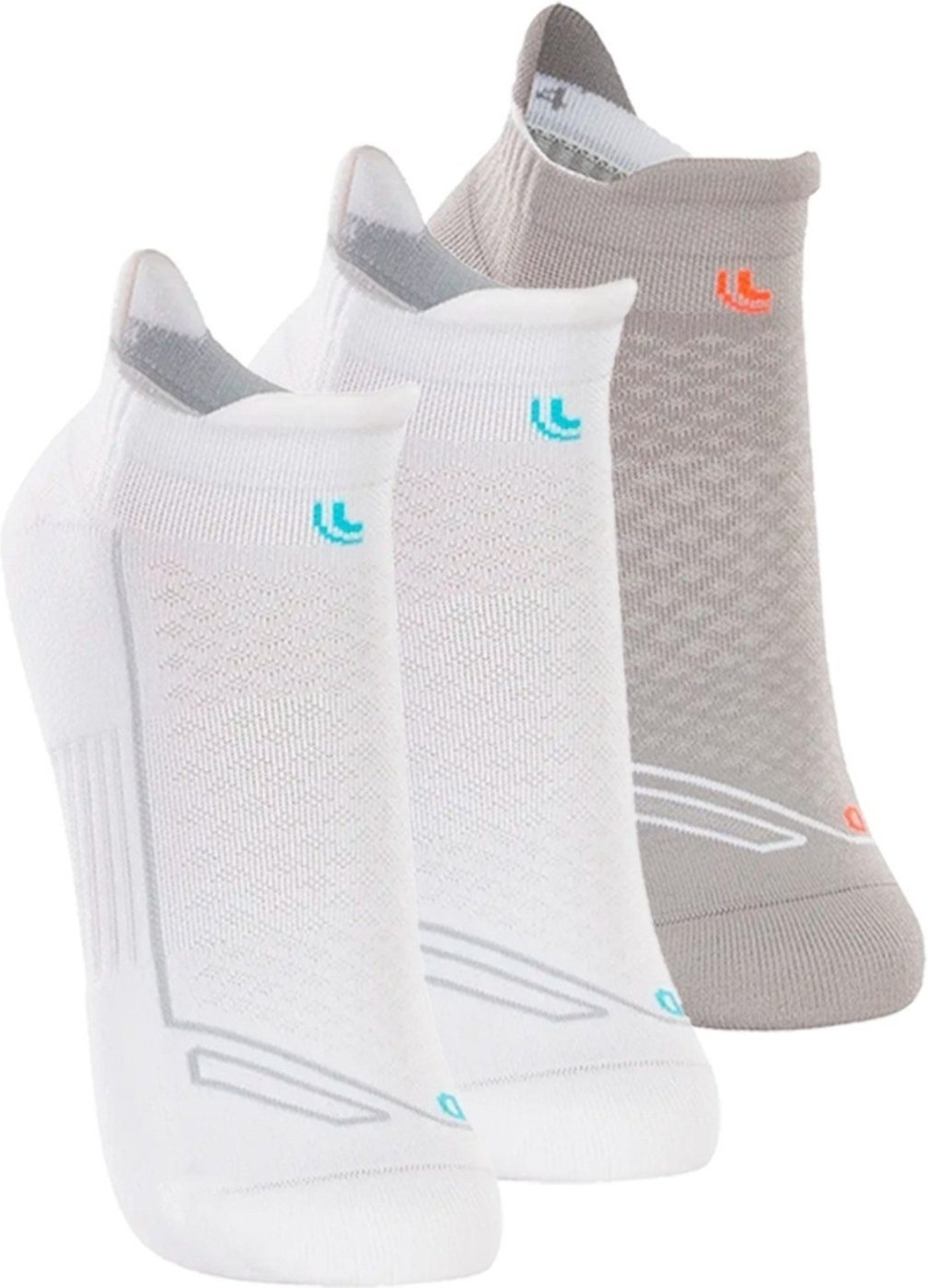 Imagem principal Kit com 3 Pares de Meias Performance Running Lupo cinza Lupo cinza