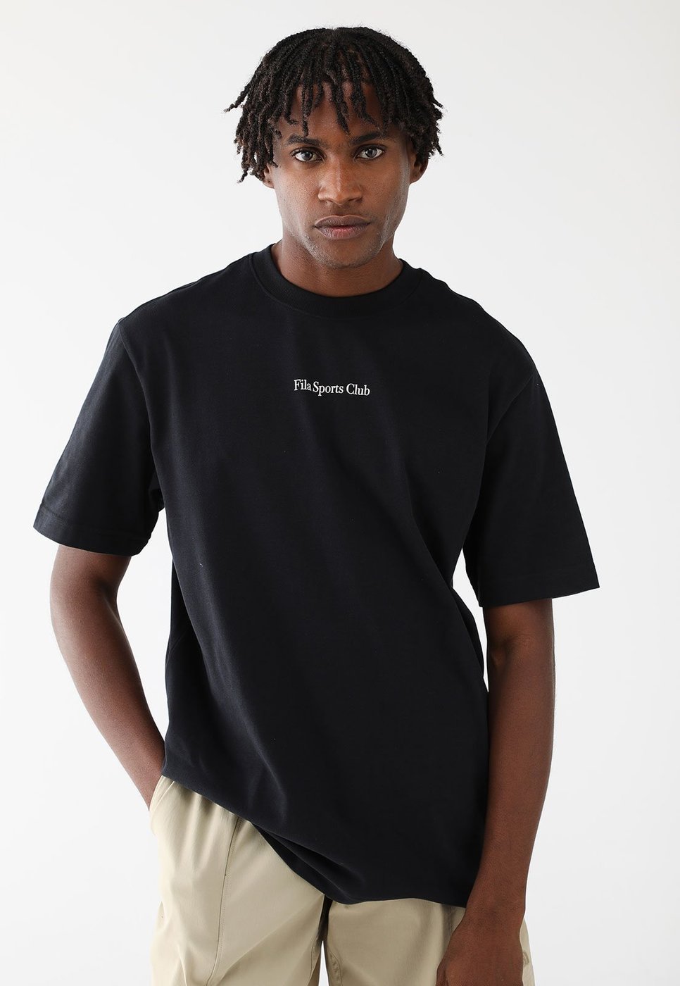 Imagem principal Camiseta Fila Reta Comfort Graphic Spor Preta preto Fila preto