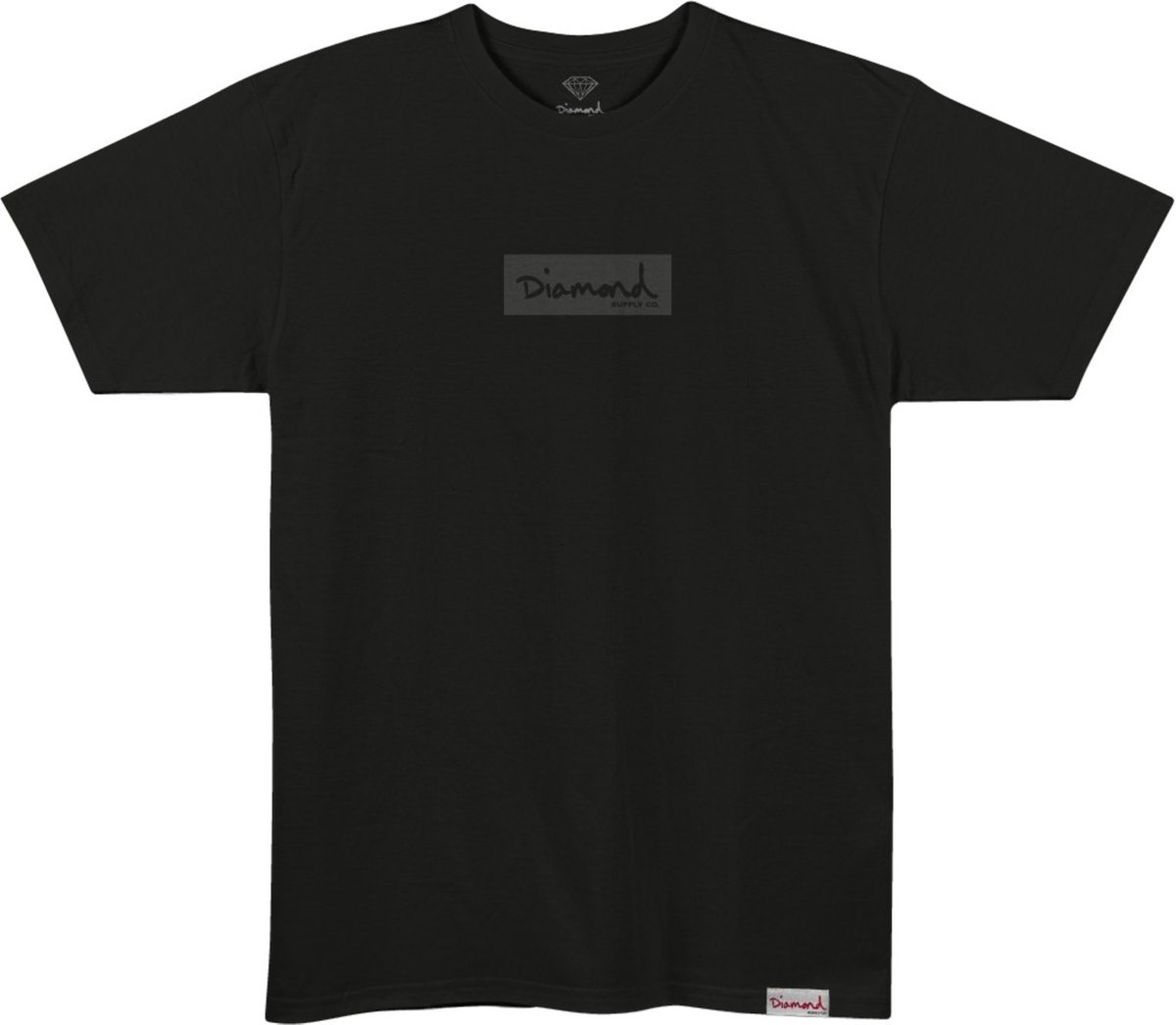 Imagem principal Camiseta Diamond Box Logo Tee - V26DIC03 - BLACK preto black Diamond preto black