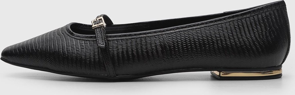 Imagem principal Sapatilha Feminina Jorge Bischoff Bico Quadrado Preta preto Jorge Bischoff preto