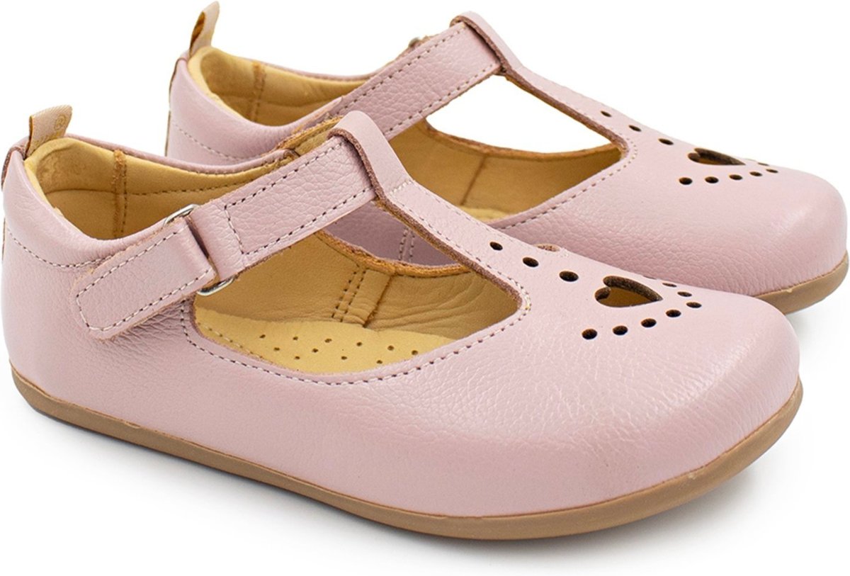 Infantil - Sapatilha Menina Blue Camila Couro Rosa Antigo