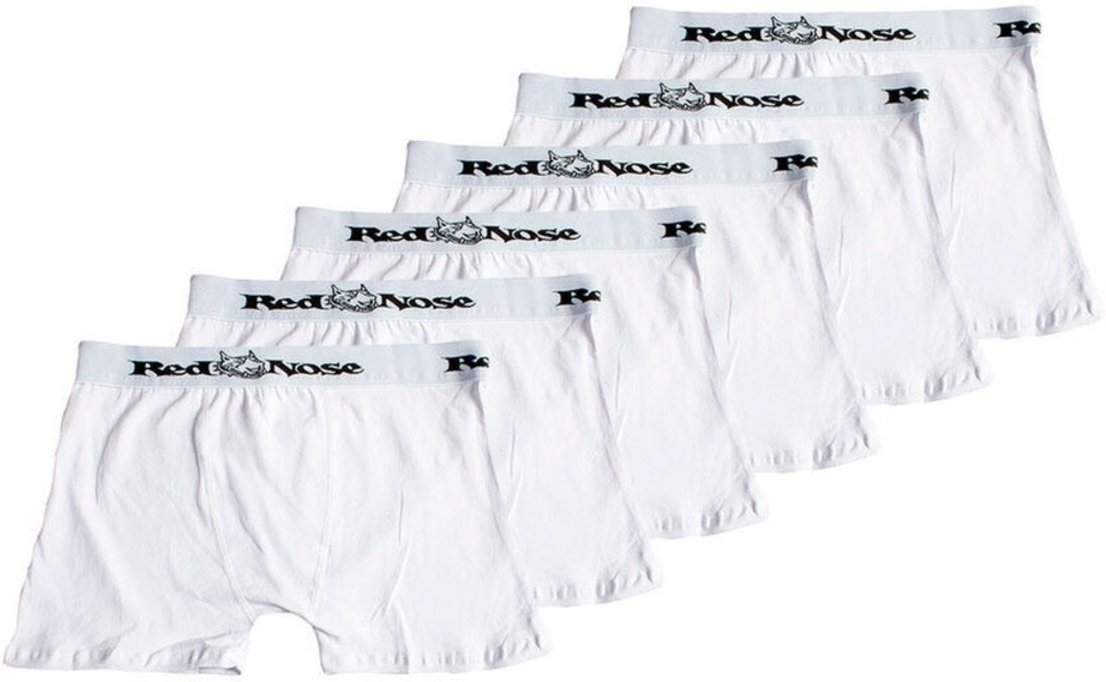 Imagem principal Kit com 6 Cuecas Boxer Red Nose 320 Branco branco red Red Nose branco red