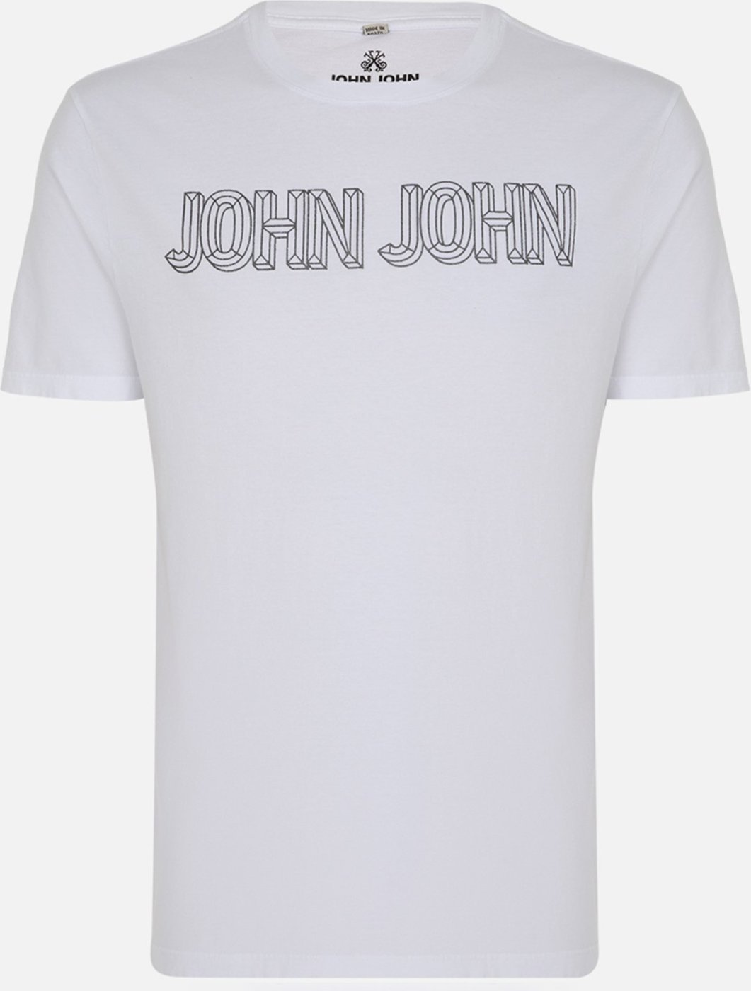 Camiseta John John Regular Geometric Ou25 Masculino