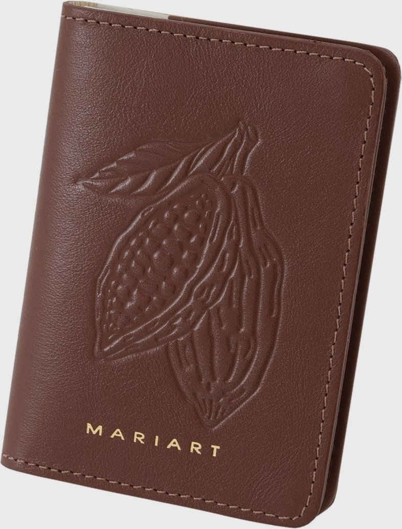 Imagem principal Carteira Couro Mariart Fauna Cacau marrom Mariart marrom
