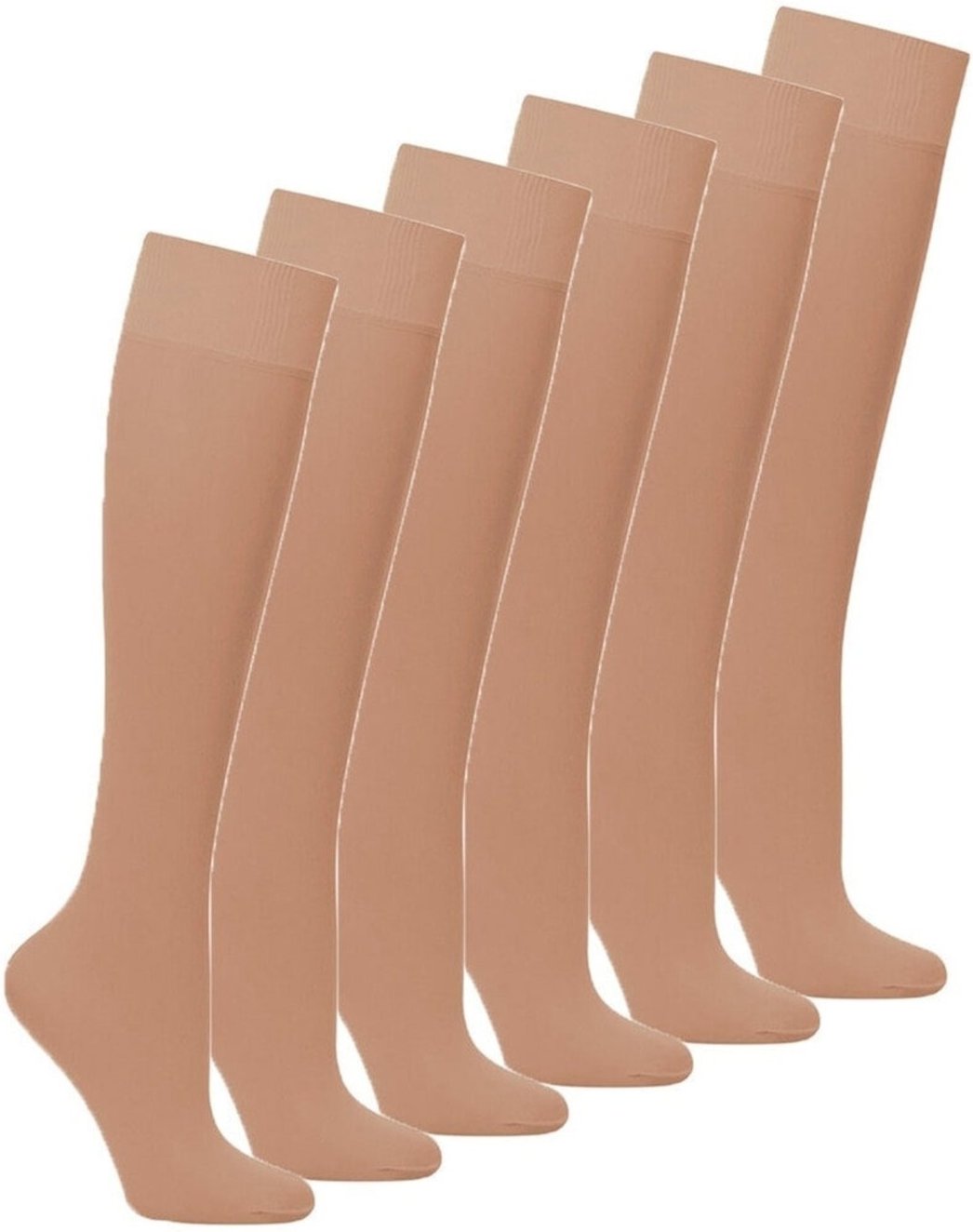 Kit com 6 Meias 3/4 Fio 20 Loba