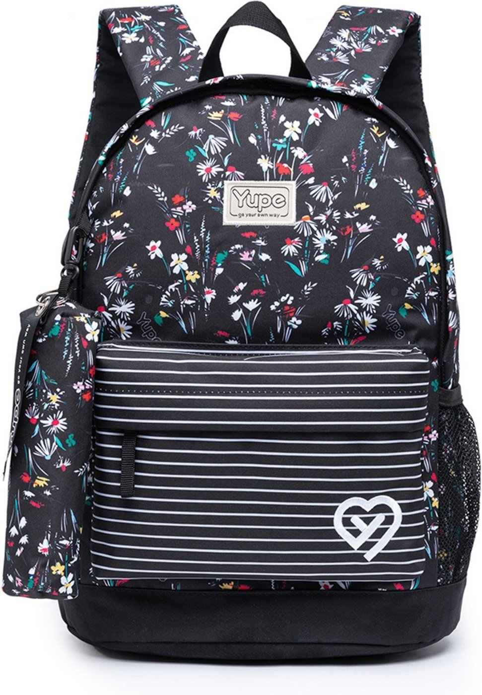 Infantil - Kit Mochila Yupe Estojo Feminino Casual Resistente Espaçosa Notebook