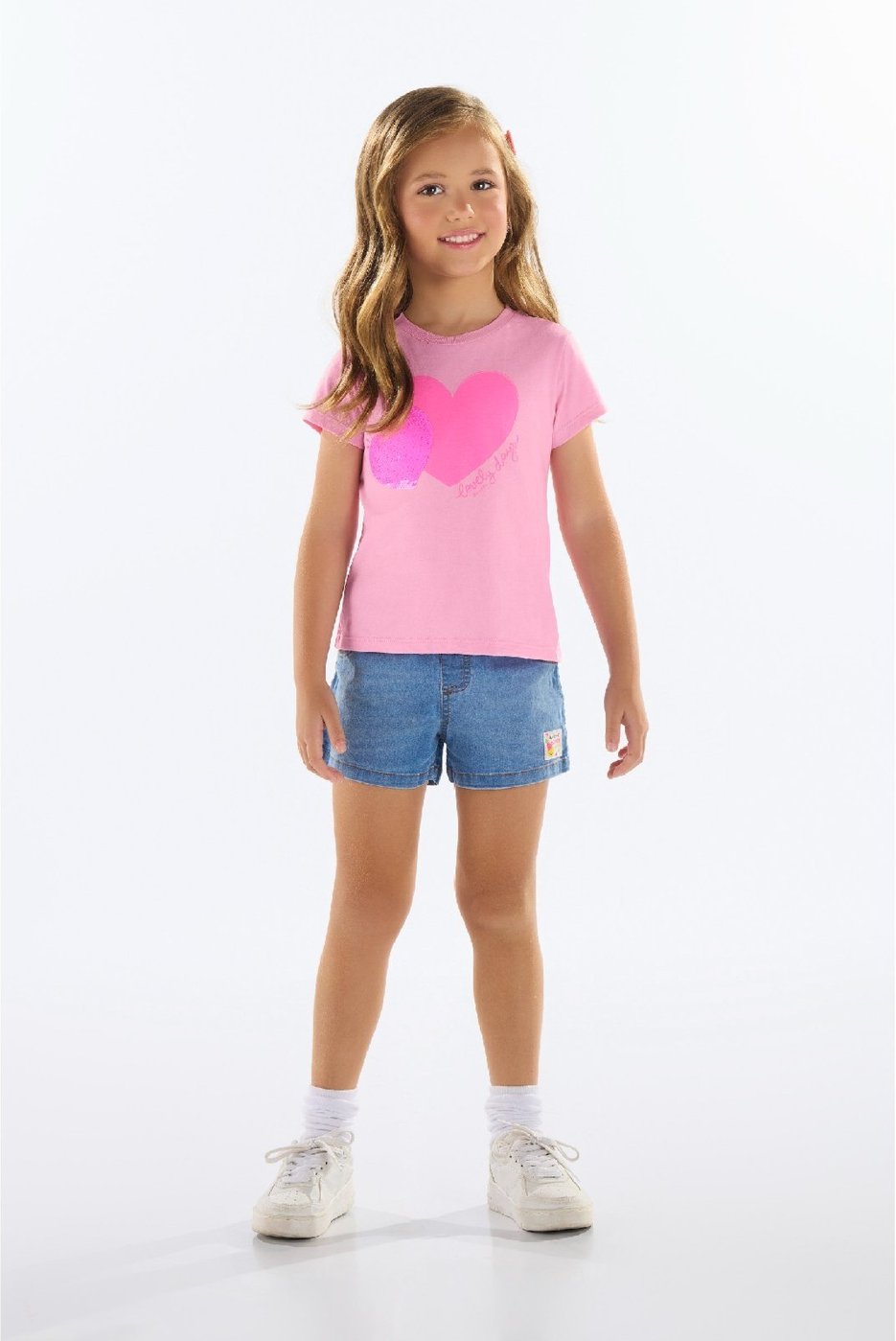 Imagem principal Infantil - Blusa em Meia Malha para Menina Quimby bege Quimby bege