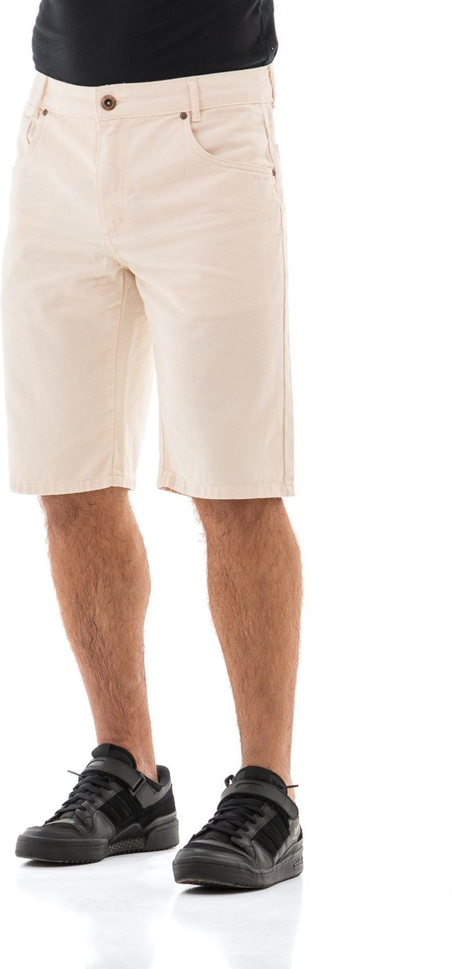 Imagem principal Bermuda Jeans Masculina Arauto Relaxed Natural ARAUTO JEANS bege natural ARAUTO JEANS bege natural