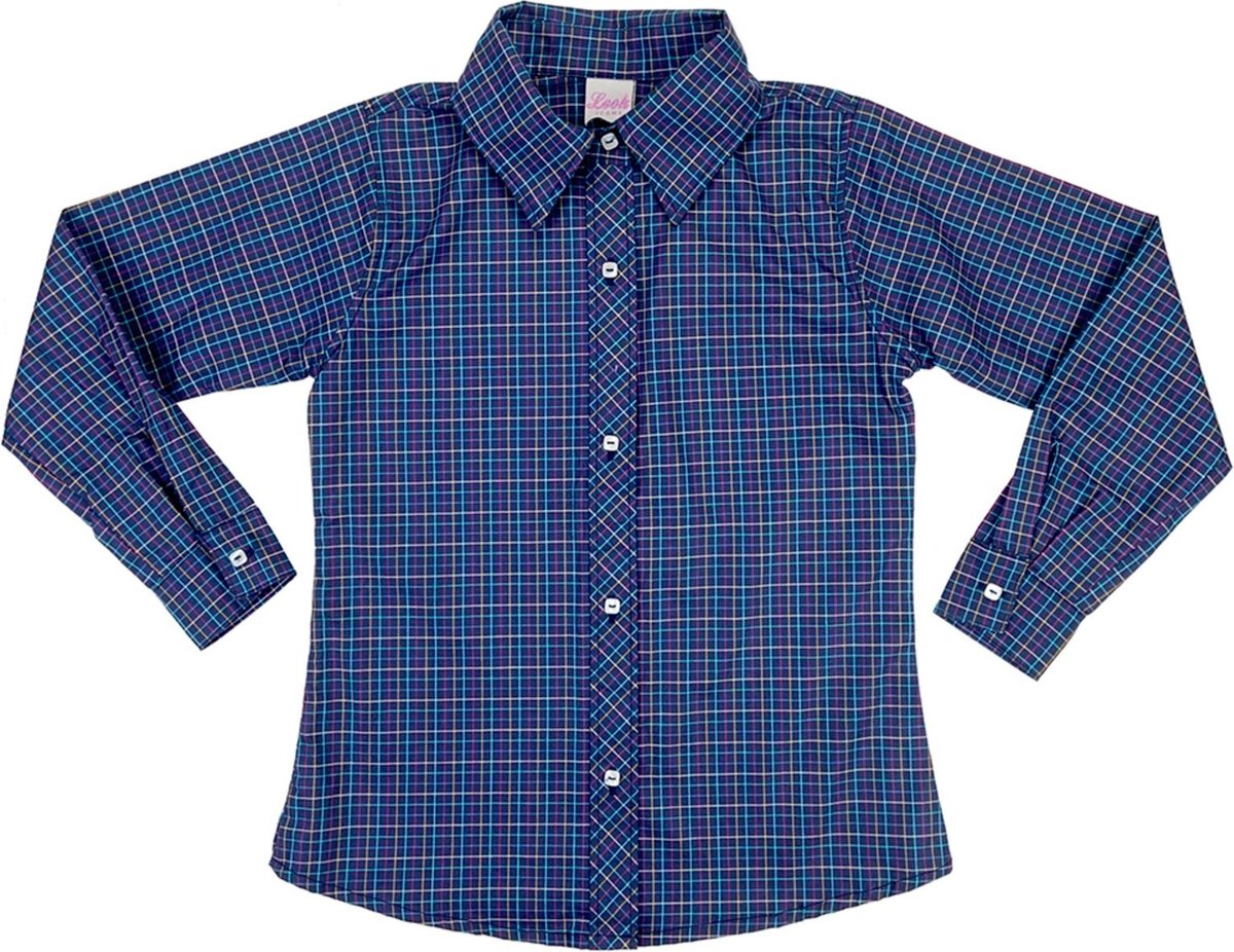 Imagem principal Infantil - Camisa Look Jeans Xadrez Marinho azul Look Jeans azul