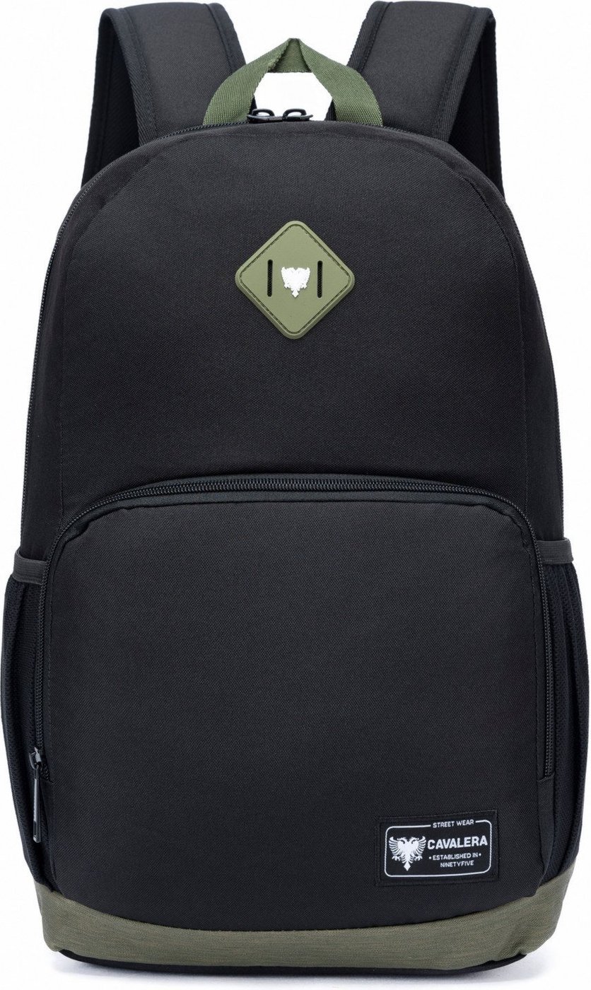 Imagem principal Mochila Cavalera Bolsa Moderna Masculina Trabalho Faculdade Resistente preto Cavalera preto