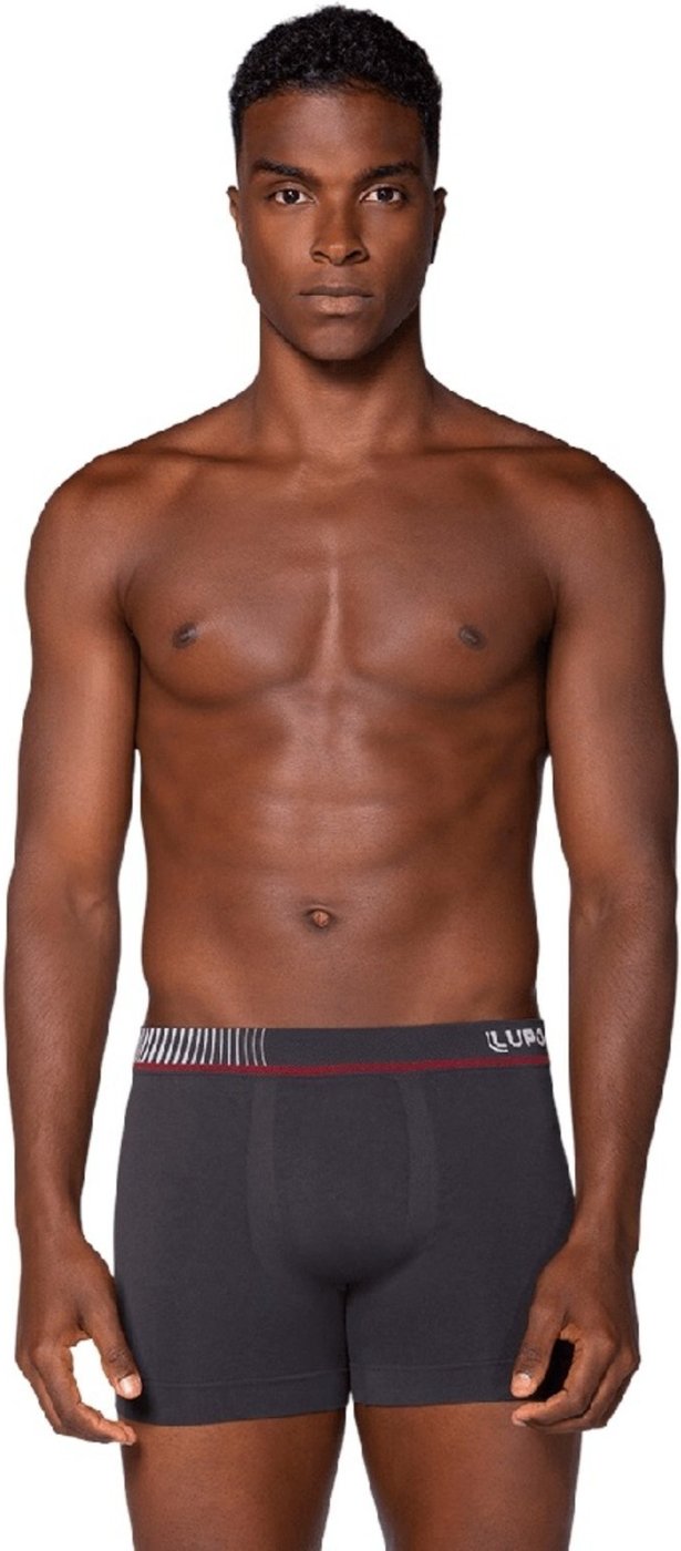 Imagem principal Cueca Lupo Boxer Microfibra Cós Traços - 0 cinza Lupo cinza