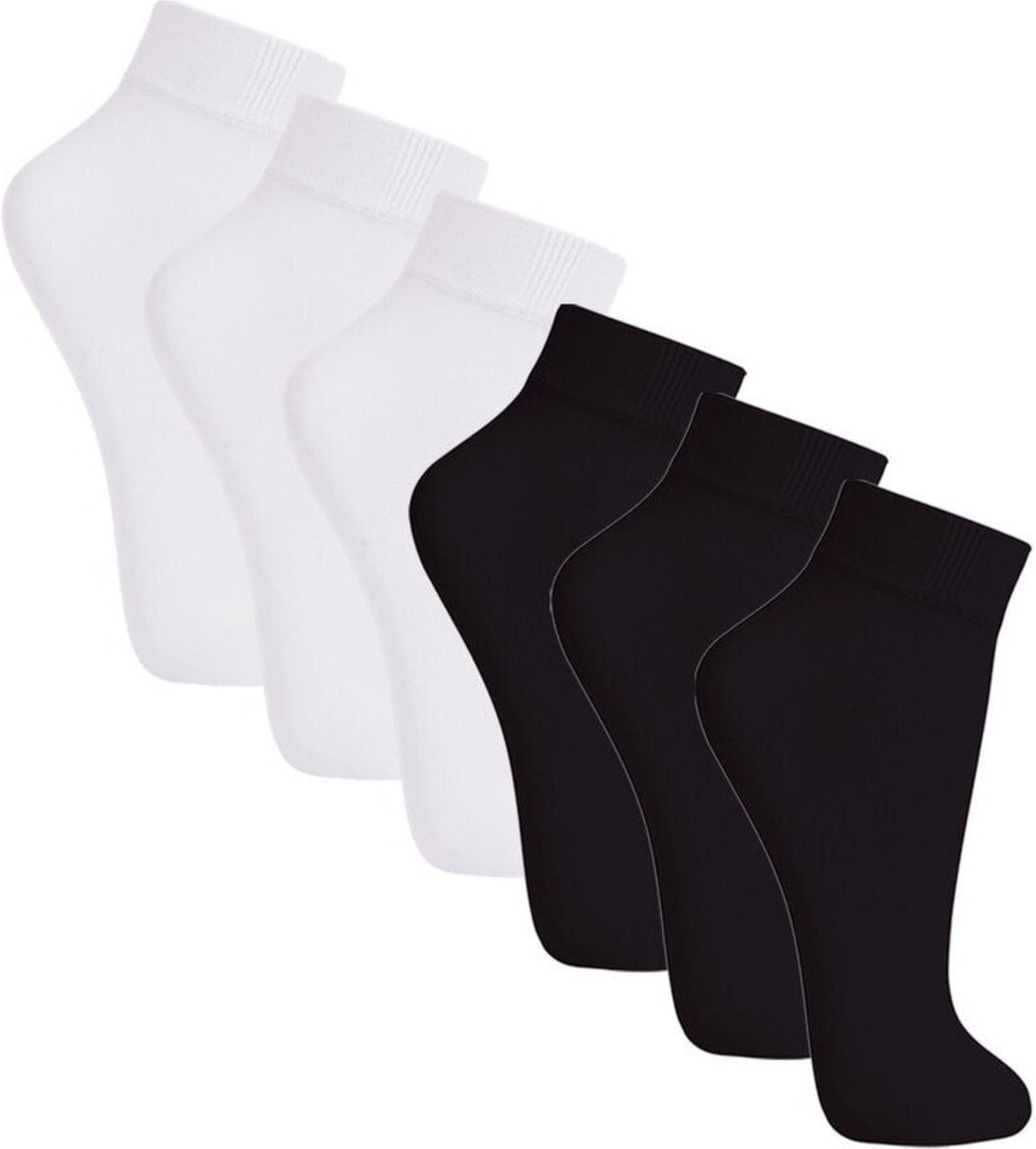 Kit com 6 Meias Soquete Fio 20 Loba