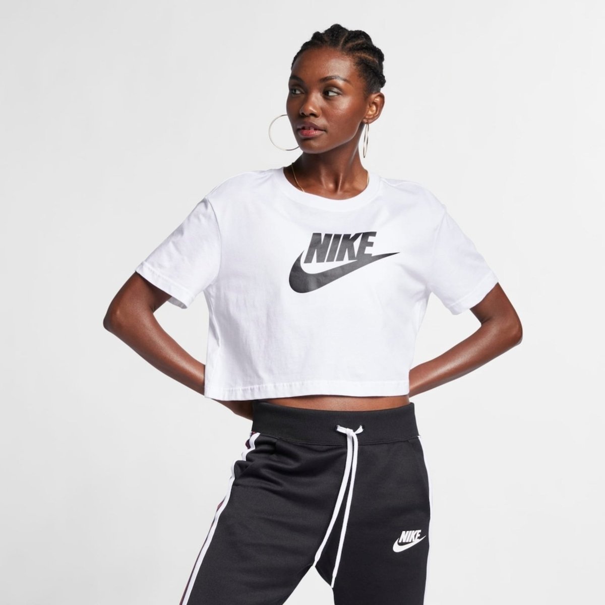Imagem principal Camiseta Cropped Nike Sportswear Essential branco Nike branco