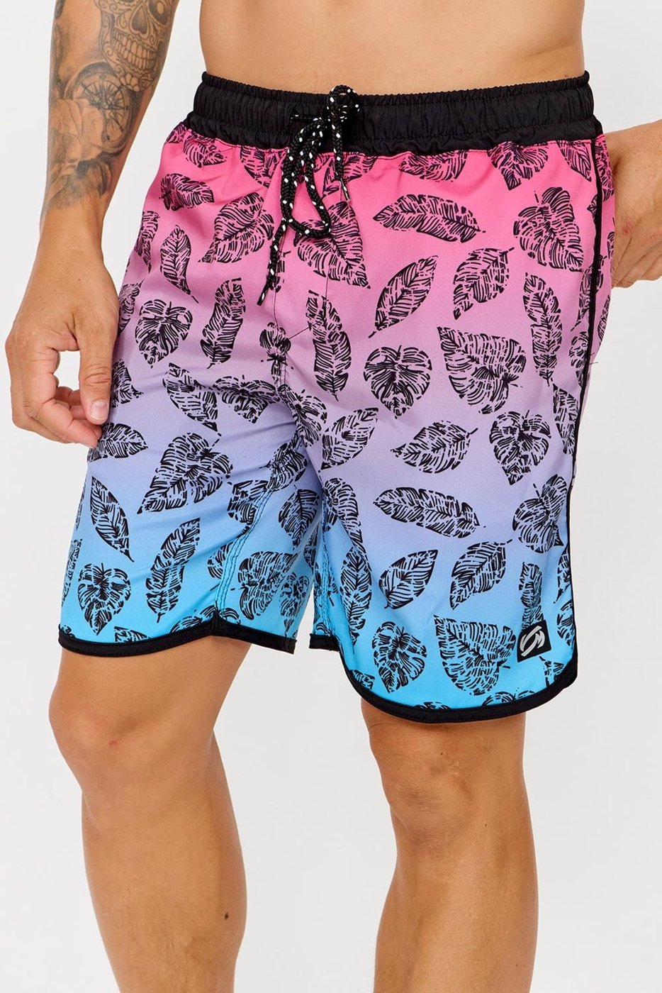 Imagem principal Short Praia Masculino Longo Vida Marinha Koa preto Vida Marinha preto