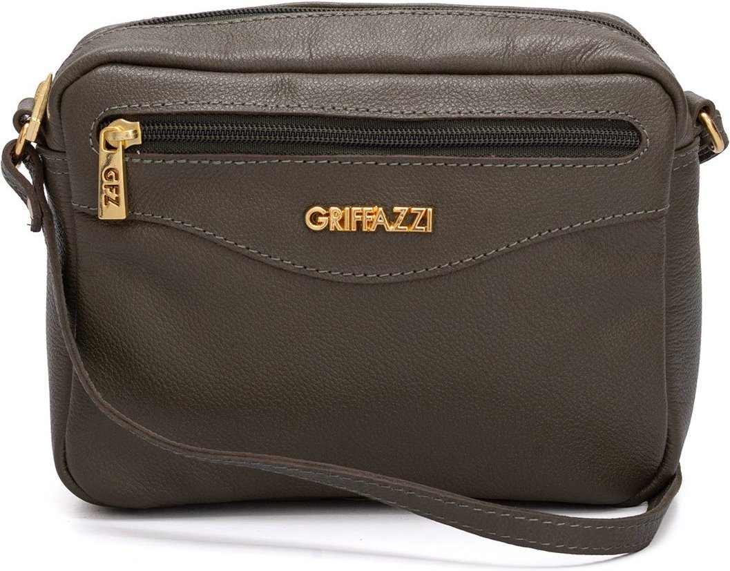 Imagem principal Bolsa de Couro Griffazzi Oliva verde Griffazzi verde