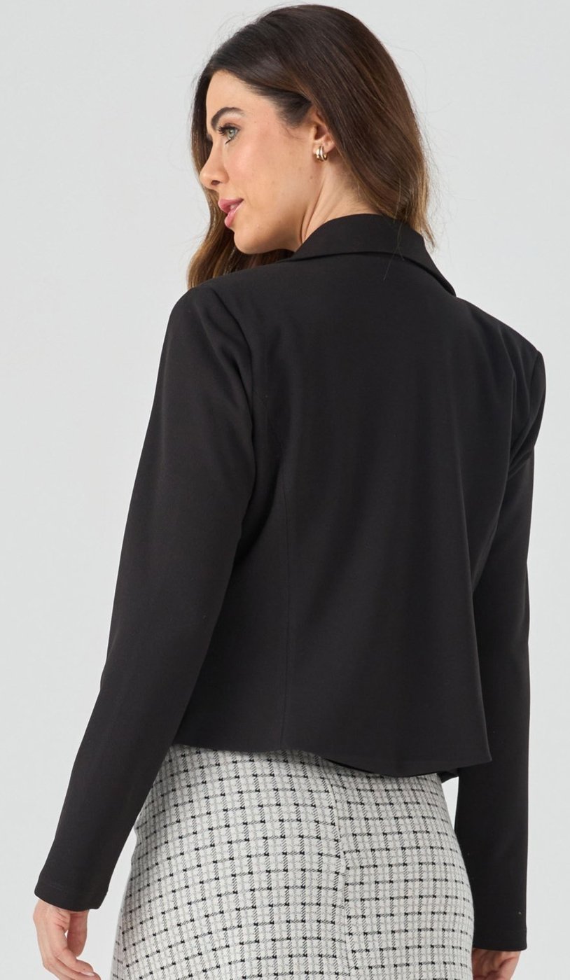 Blazer PKS Malha Crepe Alfaiataria