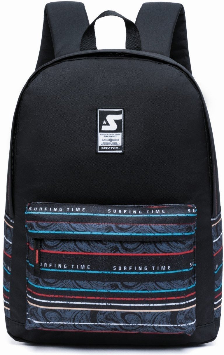 Imagem principal Infantil - Mochila Masculina Escolar Reforçada Casual Spector Espaçosa Casual Faculdade preto Spector preto