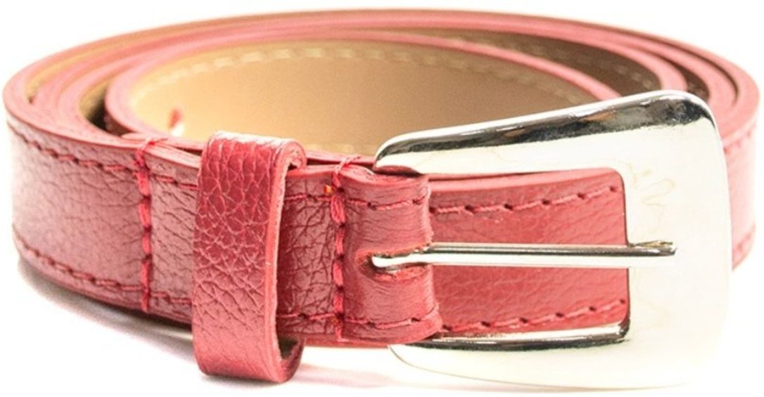 Cinto Feminino em Couro Fivela Prata 005