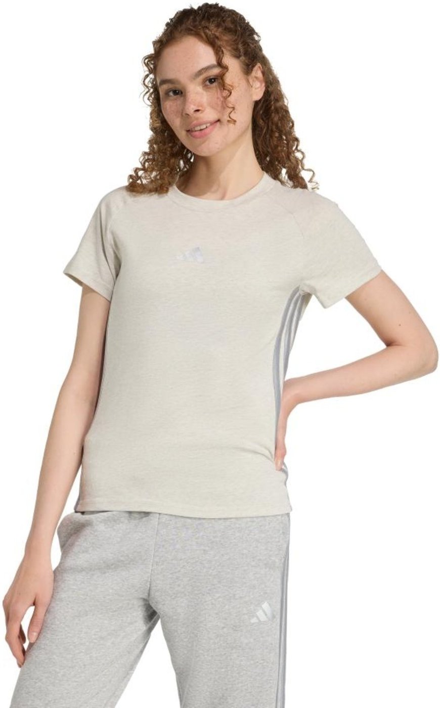 Camiseta Slim com Três Listras Holiday adidas Sportswear