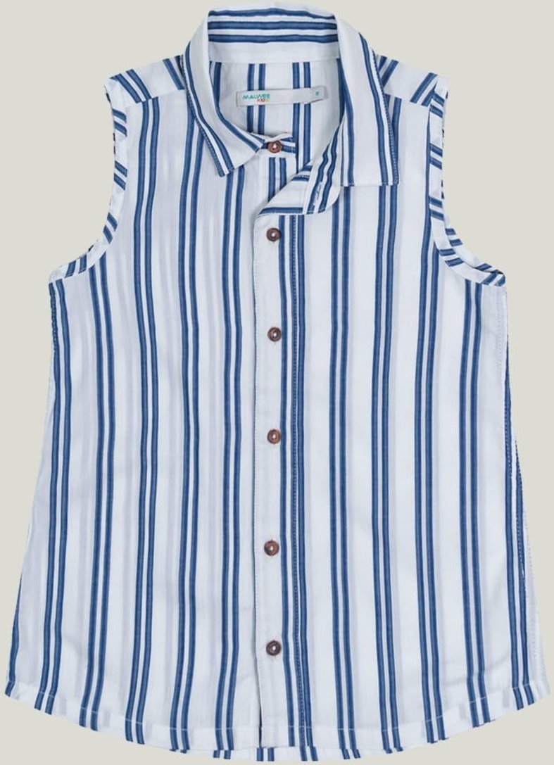 Imagem principal Infantil - Blusa Listrada Menina Malwee Malwee Kids azul Malwee Kids azul