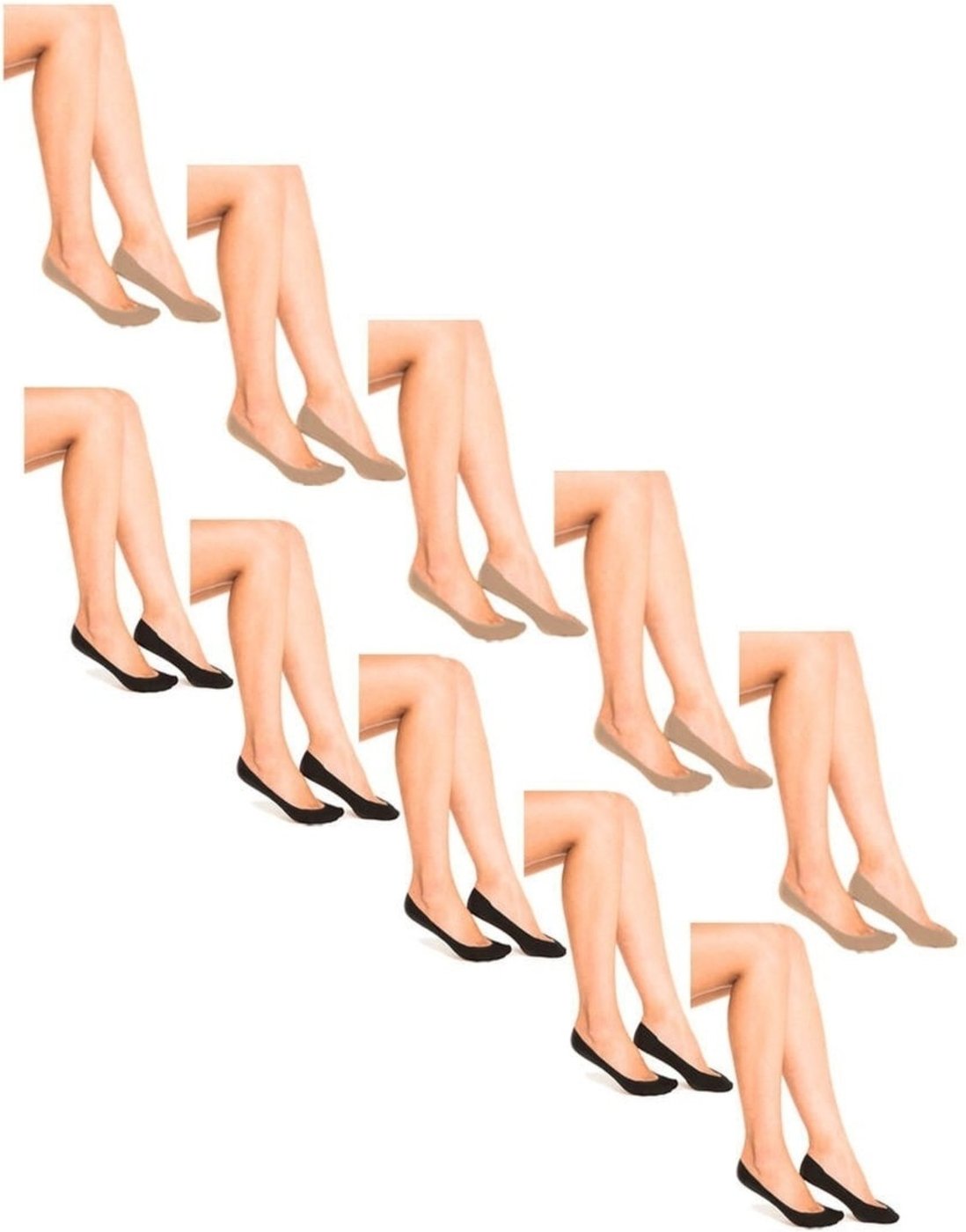 Kit com 10 Sapatilhas Fio 70 Trifil 6136