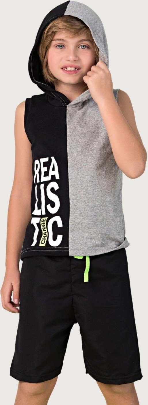 Imagem principal Infantil - Conjunto Platinum Realistic Preto PLATINUM KIDS cinza PLATINUM KIDS cinza