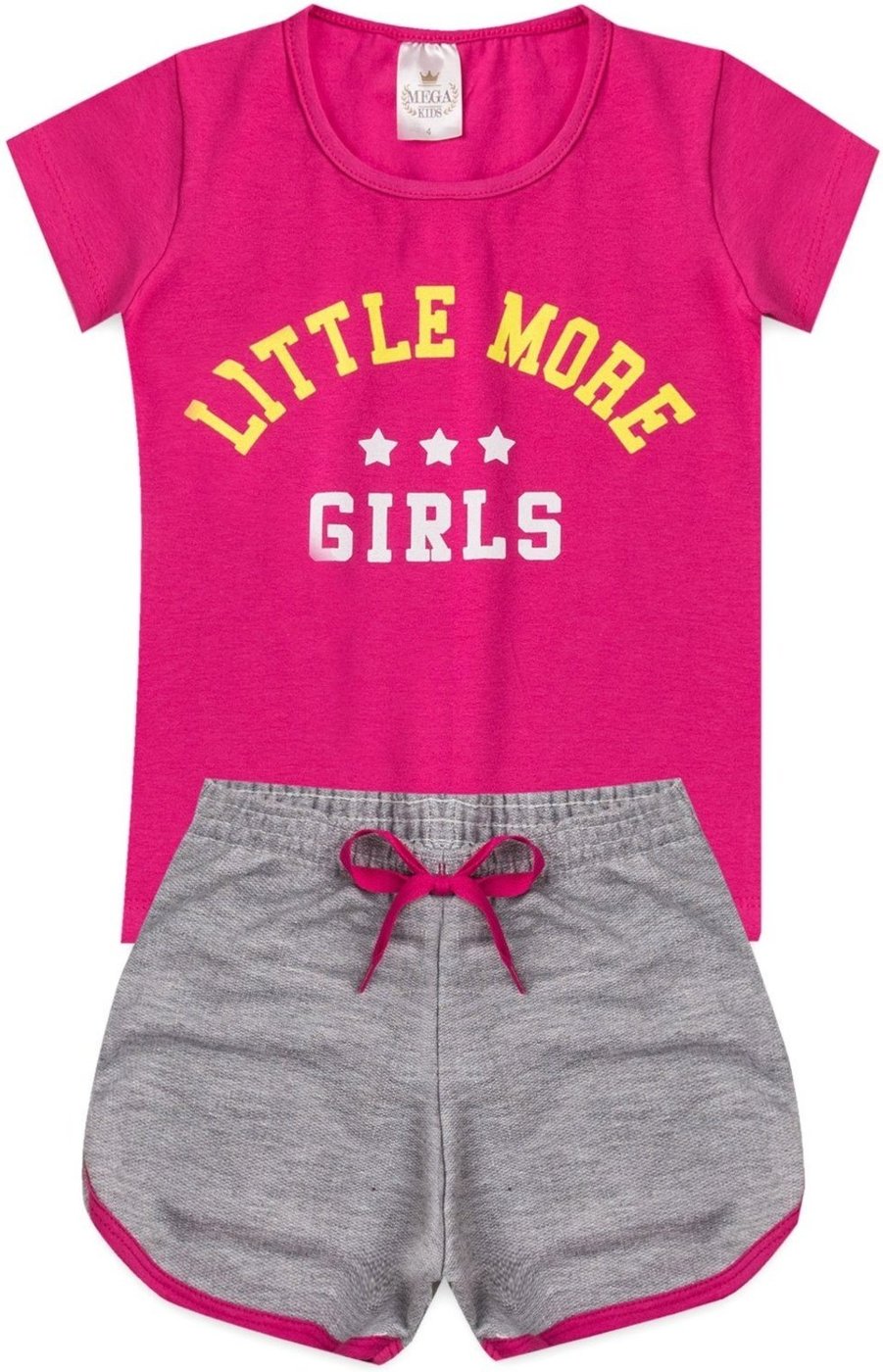 Imagem principal Infantil - Conjunto Feminino Verão Little More - Pink Mega Kids unico pink Mega Kids unico pink