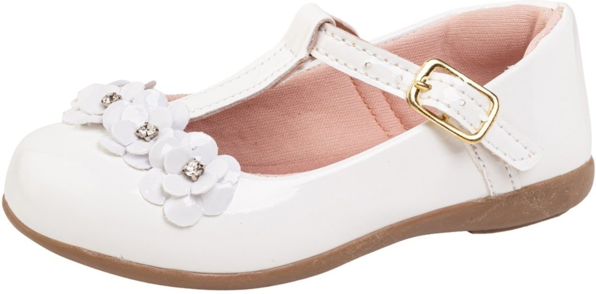 Imagem principal Infantil - Sapato Sapatilha Social Feminina Batizado Angipé branco Angipé branco