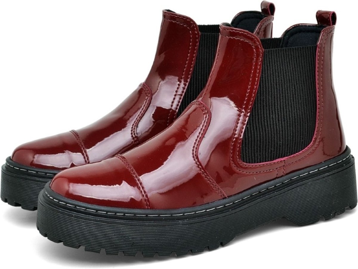 Bota Coturno Feminina Tratorada DUBUY 1508FG Vinho