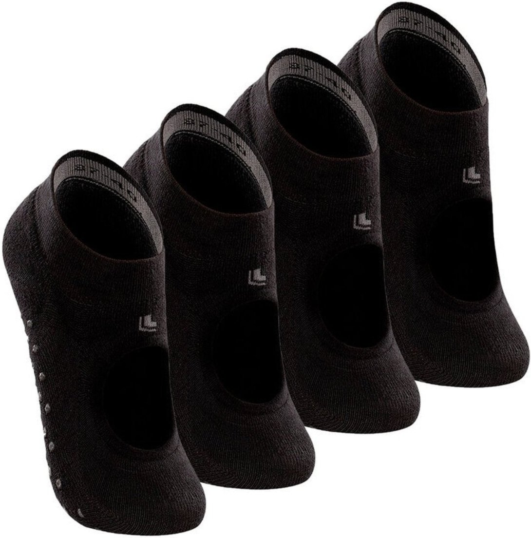 Kit com 4 Sapatilhas Antiderrapante Pilates Lupo