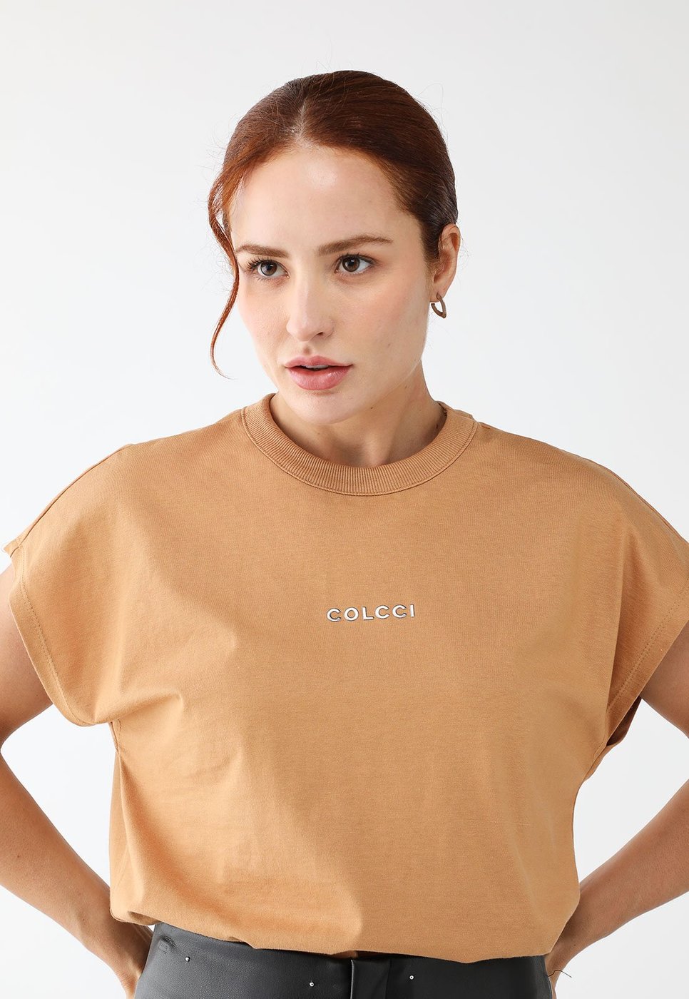 Imagem principal Camiseta Colcci Reta Logo bege Colcci bege