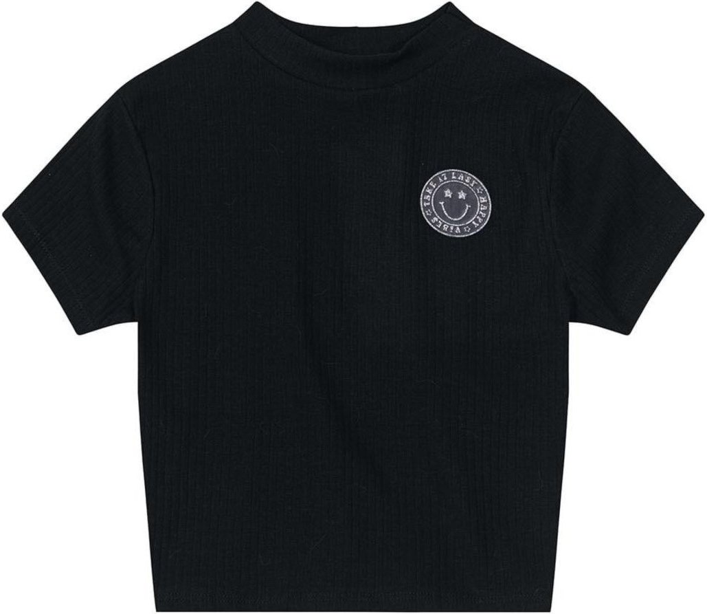 Imagem principal Infantil - Blusa cropped em ribana class menina Young Class Brandili rosa Brandili rosa