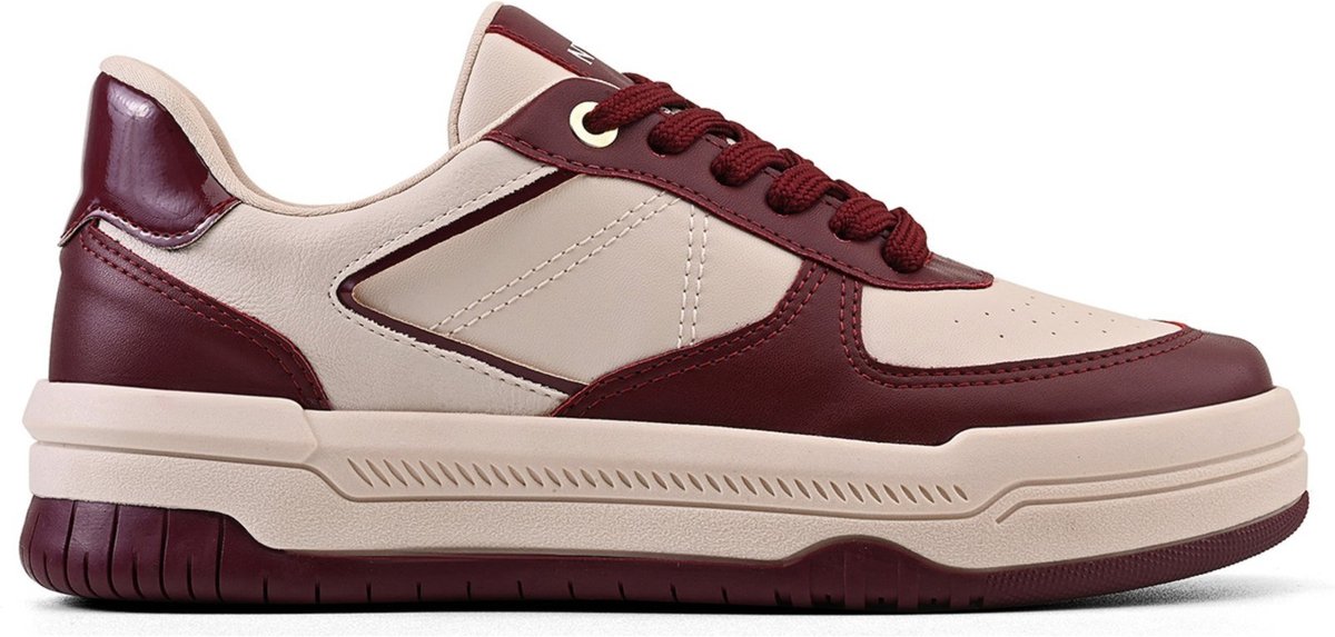 Tênis Feminino NYC Shoes Casual com Detalhes Vinho