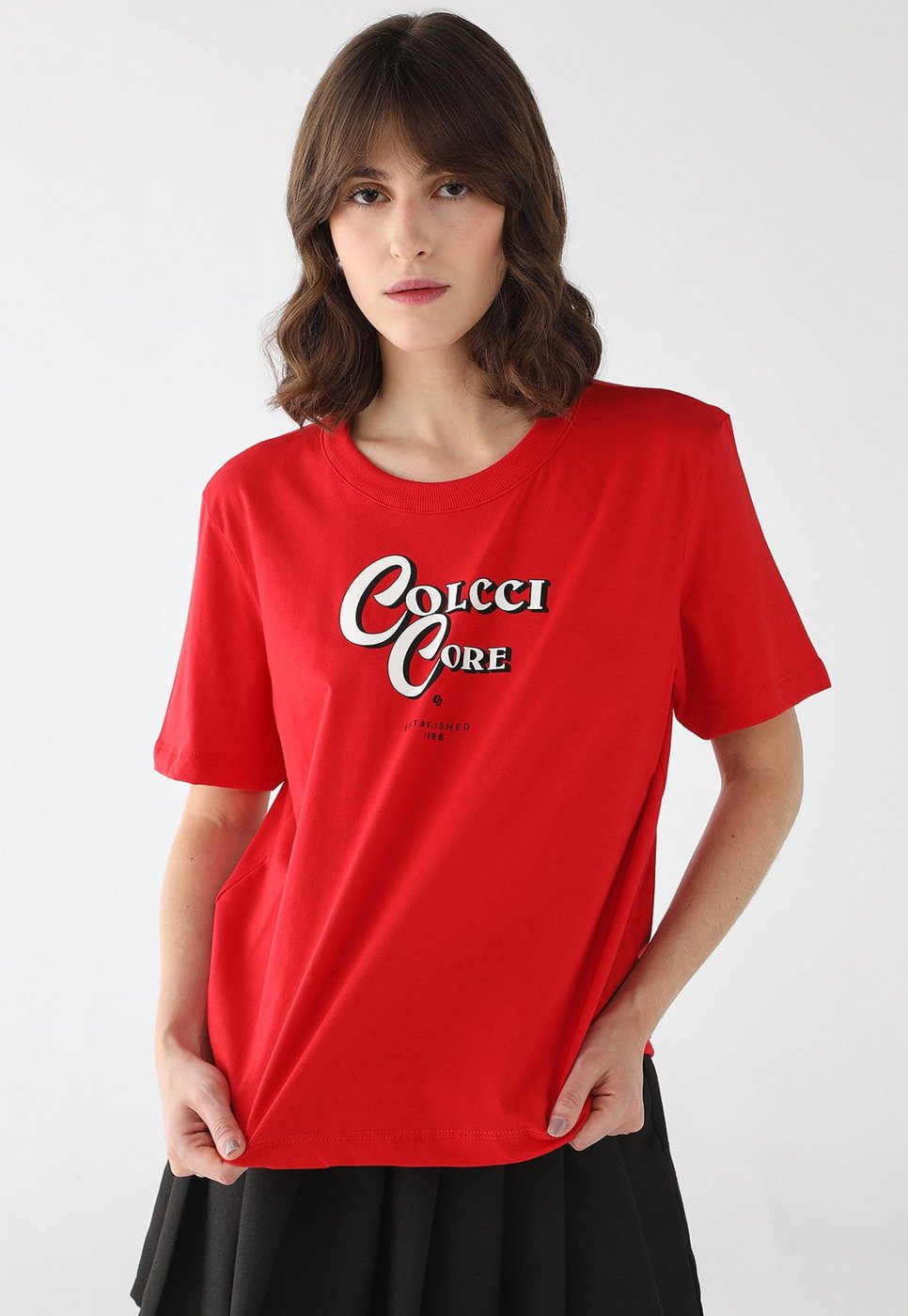 Imagem principal Camiseta Feminina Colcci Core Vermelha vermelho vermelho