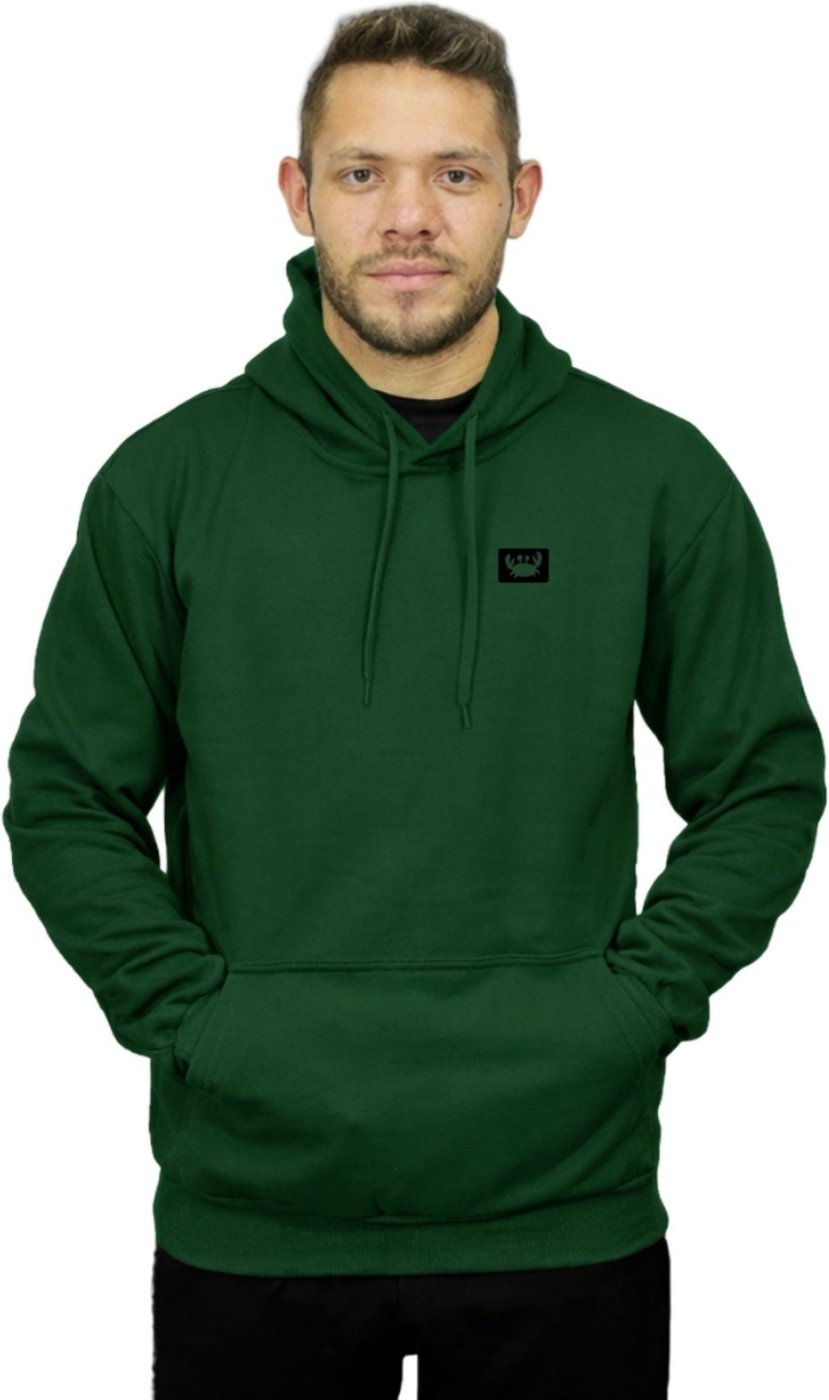 Imagem principal Blusa de Moletom Estampado Relaxado Canguru Com Capuz Macio Quente rosa Relaxado rosa