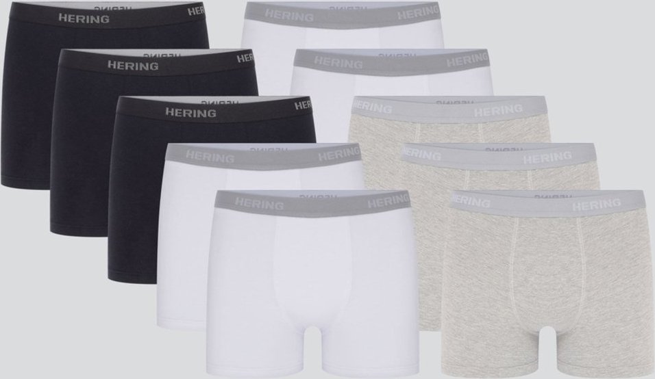 Imagem principal Kit 10 Cuecas Boxer Com Elástico Personalizado Hering branco Hering branco