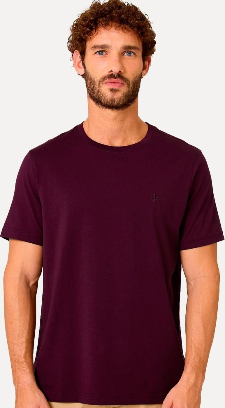 Camiseta Dudalina Masculina Melange Color Escuro