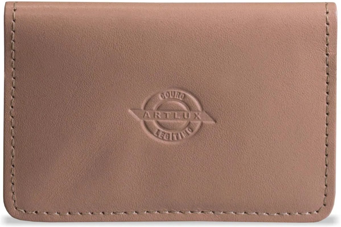 Imagem principal Porta Cartão em Couro Artlux - AMÊNDOA Artlux bege