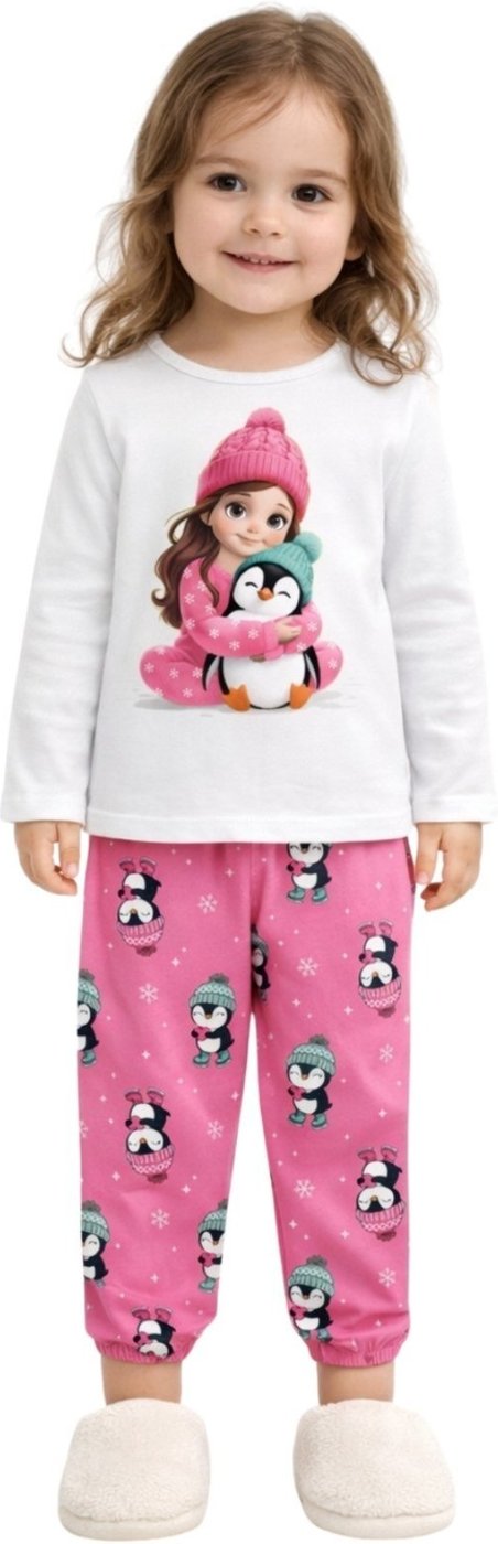 Pijama e Juvenil 2pçs Manga Longa e Calça Kyly Menina