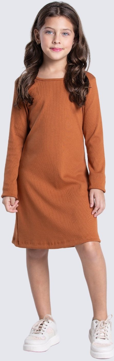 Imagem principal Infantil - Vestido Básico Ribana Canelado VIDA COSTEIRA preto VIDA COSTEIRA preto