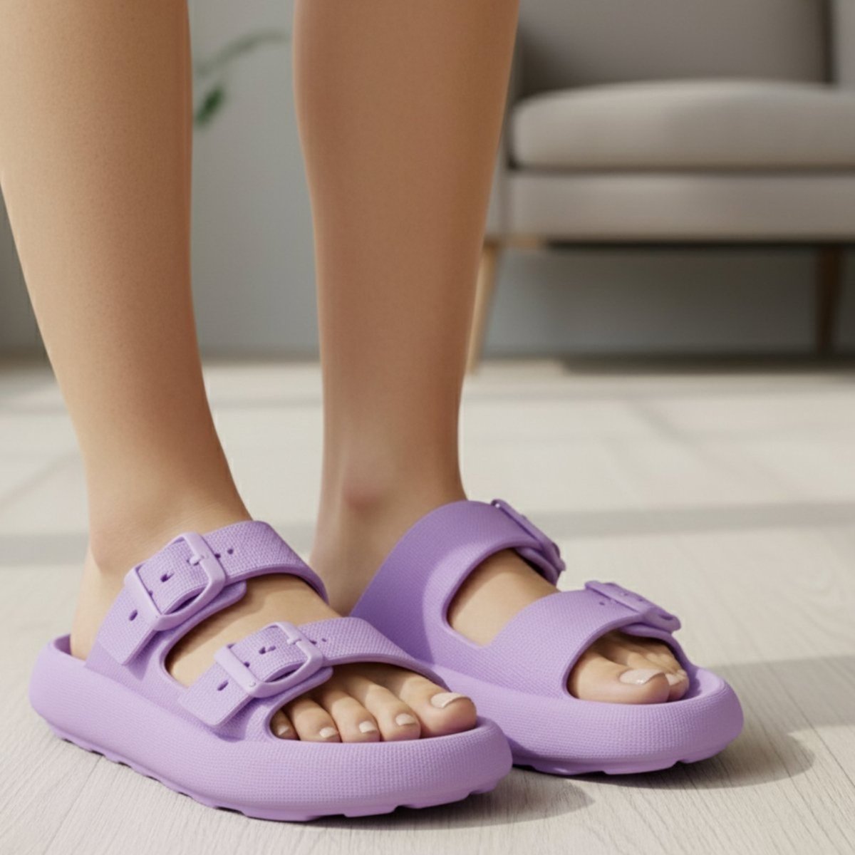 Imagem principal Sandália Nuvem GuGi Duas Tiras Ajustáveis Unissex caramelo Gugi caramelo