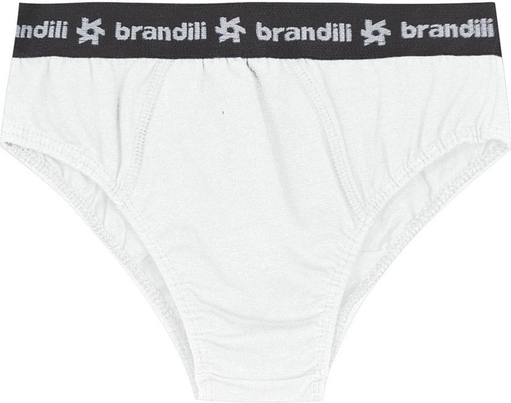 Imagem principal Cueca slip menino em cotton Brandili cinza Brandili cinza