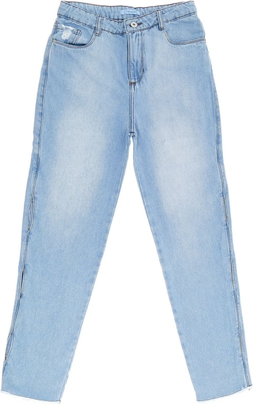 Imagem principal Infantil - Calça Jeans Crawling Mom Juvenil Feminina azul Crawling azul