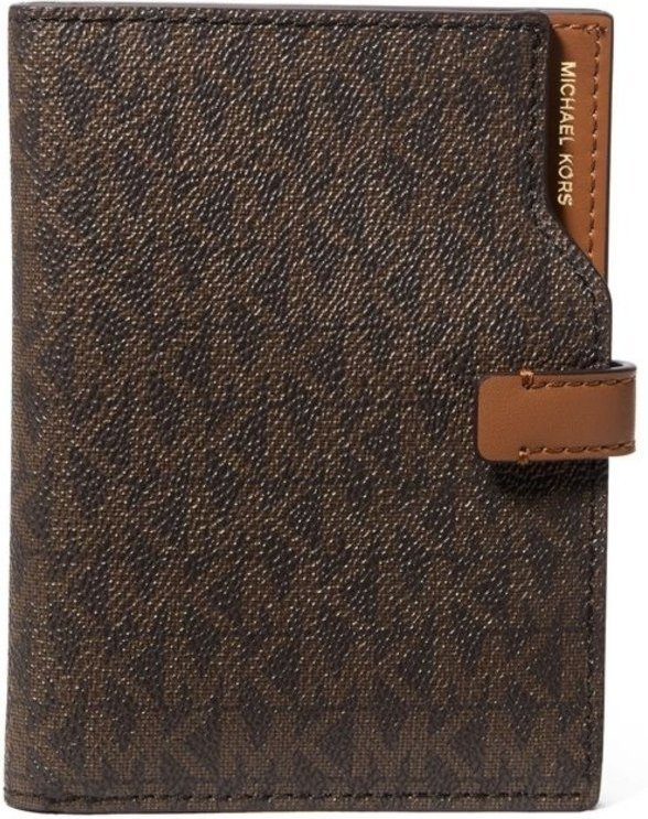 Imagem principal Carteira Porta-passaporte Jet Set Logo 32F5GJ6T1B252 Michael Kors marrom Michael Kors marrom