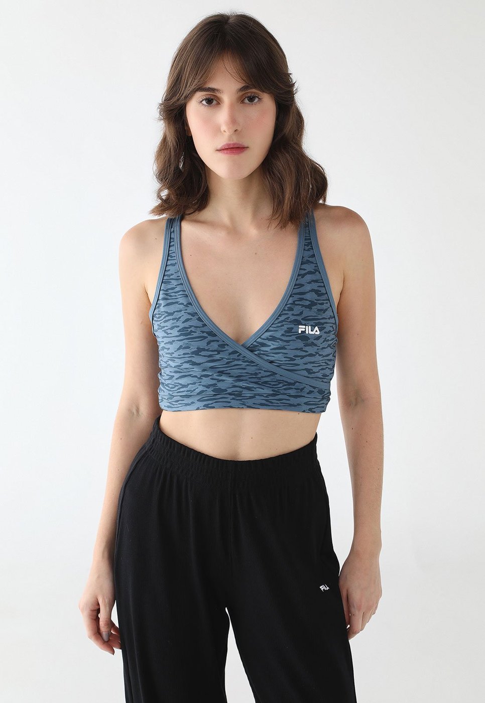 Imagem principal Top Feminino Fila Line Movement azul Fila azul