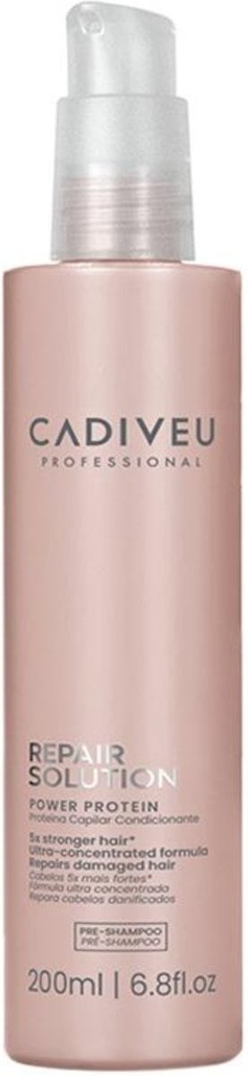 Imagem principal Cadiveu Repair Solution Proteína Pré Shampoo 200ml Cadiveu Professional incolor Cadiveu Professional incolor