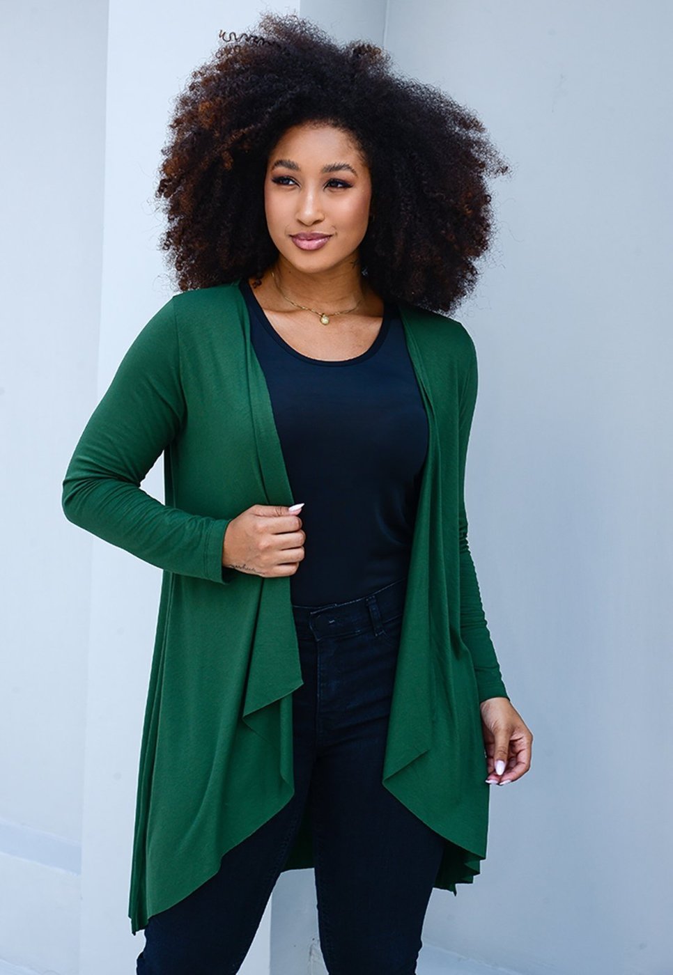 Imagem principal Cardigan Manga Longa BBonnie Isadora Musgo verde BBonnie verde