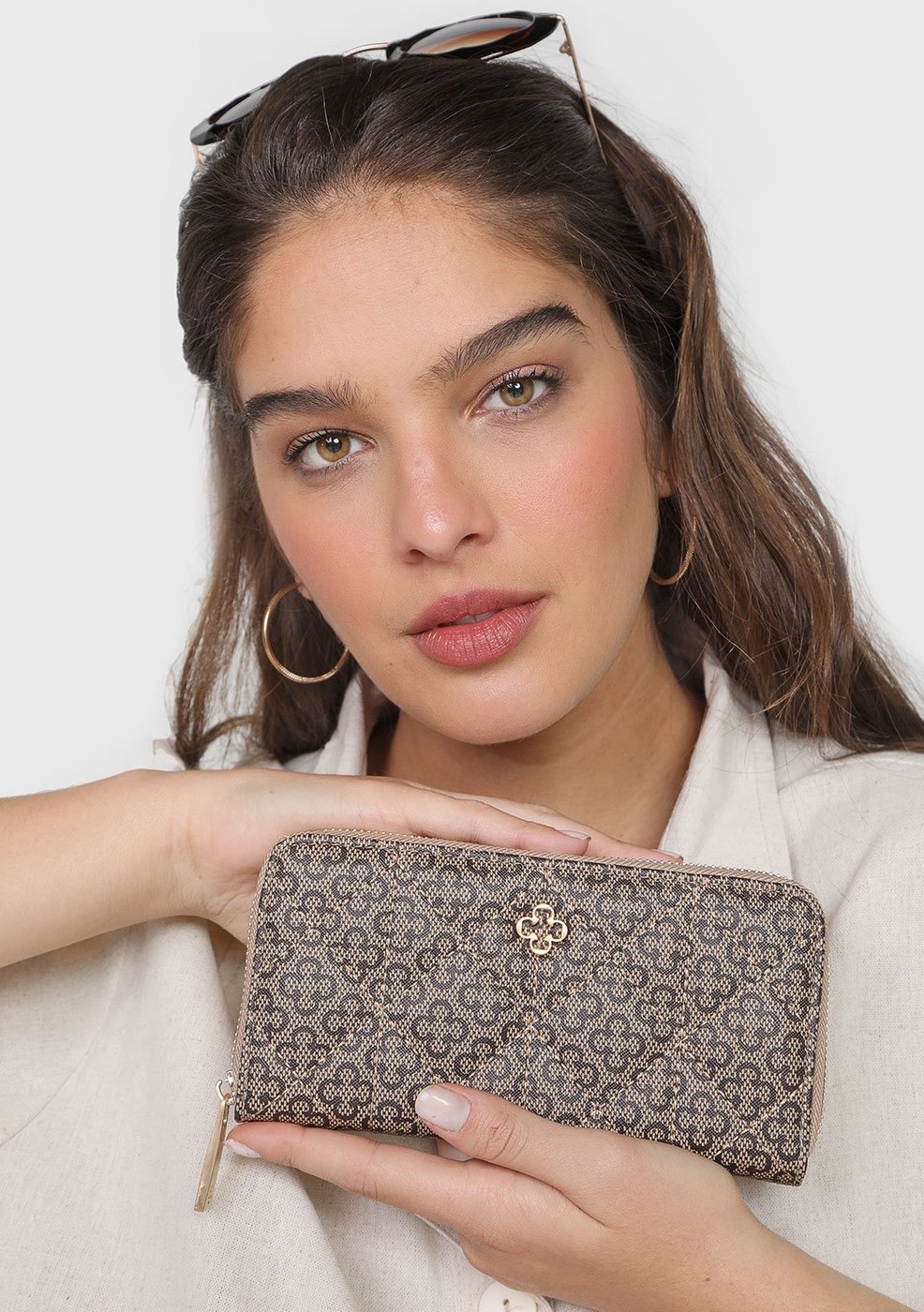 Imagem principal Carteira Capodarte Monograma bege Capodarte bege