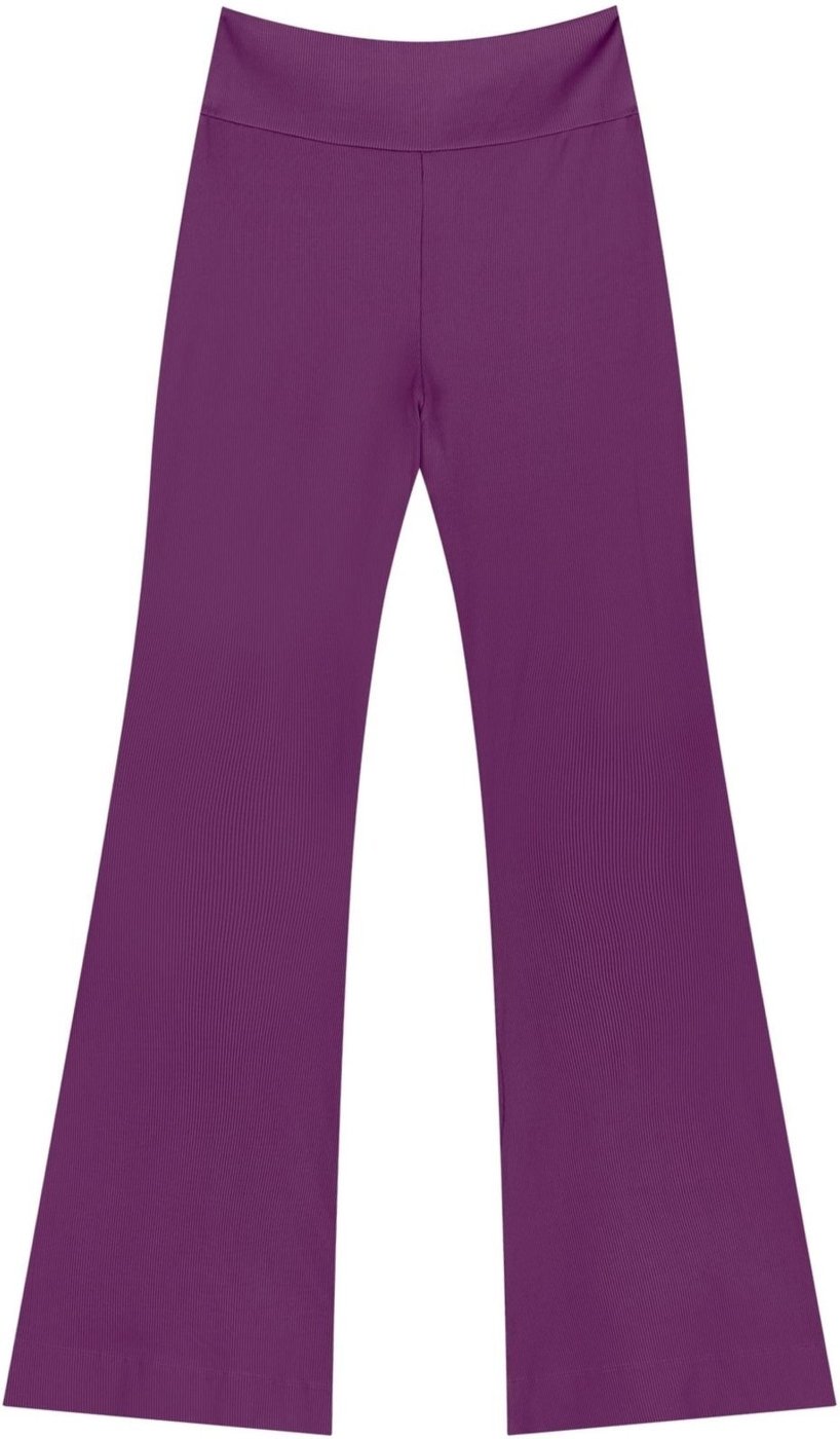 Calça Reta Com Cintura Alta E Proteção Solar Move